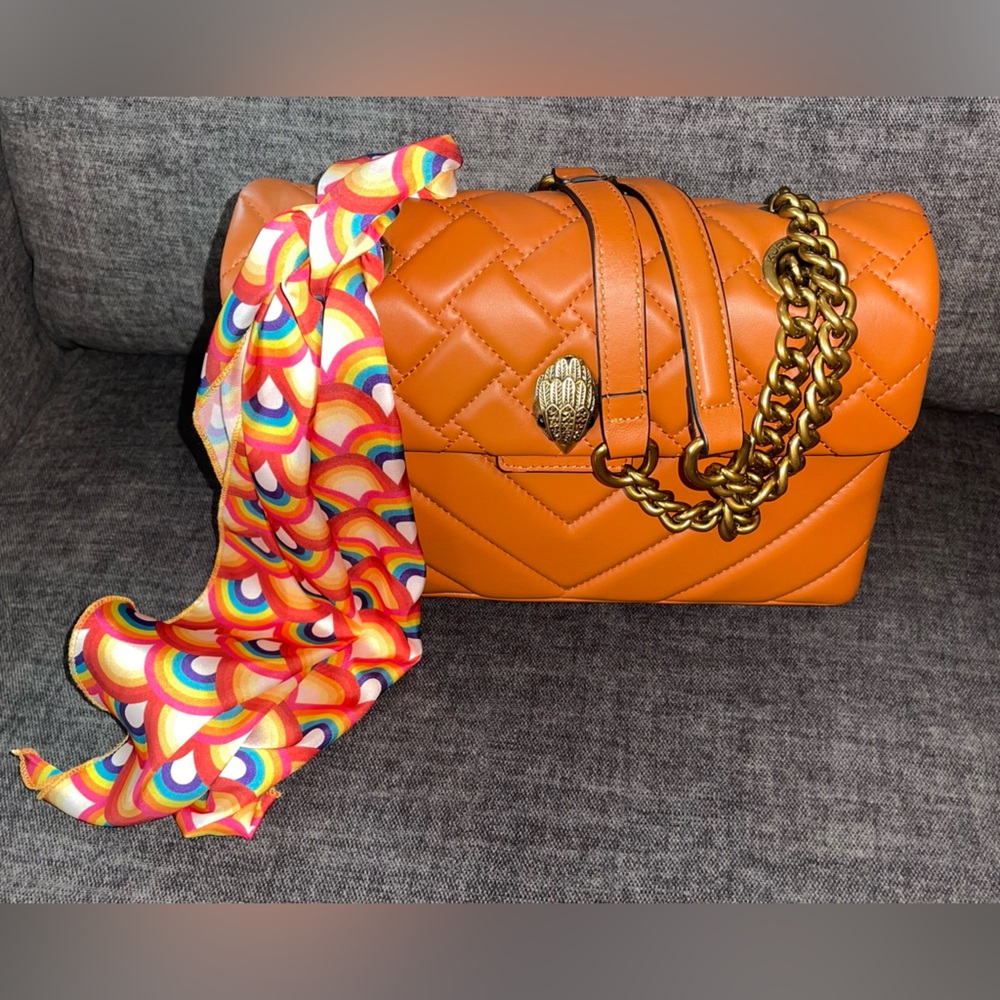 Kurt Geiger The Kensington Quilted Bag with Gold Chain